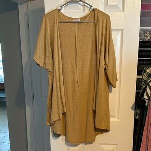 LuLaRoe Tan Open Front Cardigan